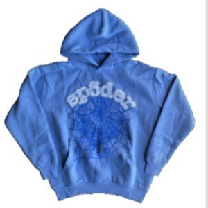 BRAND NEW sky blue web hoodie